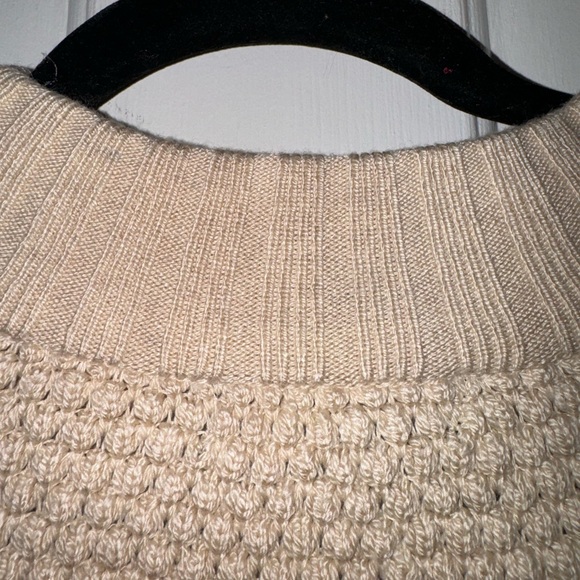 U-Knit NEW! Mixed Stitch Pullover Mock-Neck Sweater, Wool blend Size Large - Picture 3 of 13